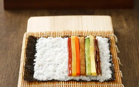 김밥 대표 음식 사진(오동동김밥 사진이 아님)