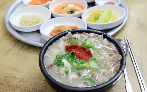 돼지국밥 대표 음식 사진(합천일류돼지국밥 본점 사진이 아님)