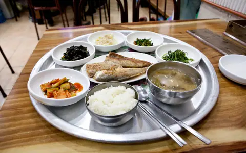 백반 대표 음식 사진(강화섬쌀밥집 사진이 아님)