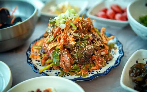 쌈밥 대표 음식 사진(산수쌈밥 사진이 아님)