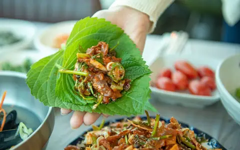 쌈밥 대표 음식 사진(교동쌈밥 사진이 아님)
