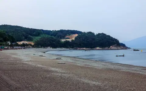 만성리검은모래해변